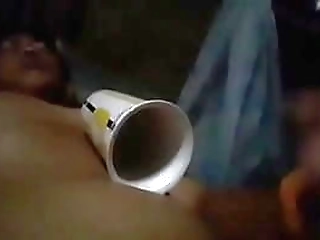 sia the ladyboy slutpuppet enjoys her own big cum  load in her new instagram cup!