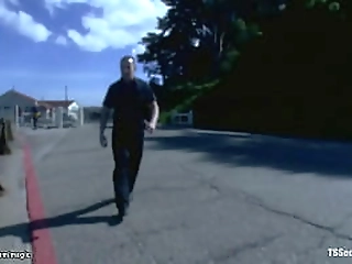 big cock ts anal fucks bound cop