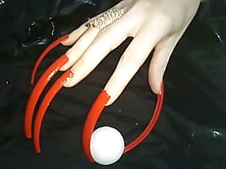 lady l hook long sexy nails (video short version)
