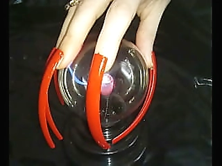 lady l extreme hook long sexy nails (video short version)