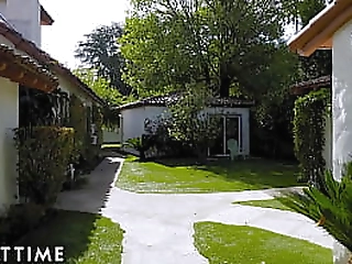 mandy gets a pussy fucking in a hardcore threesome