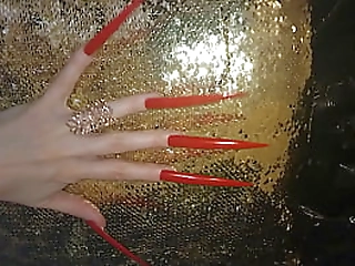 scrap long extreme nails lady l (video short version)