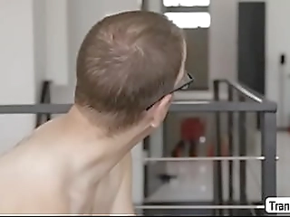 dude enjoys banging ts caseys ass bareback