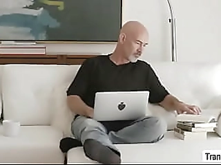 ts sasha awesome anal sex with her friend