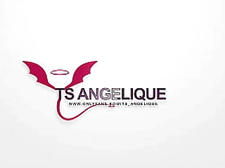 ebony tgirl aimee lee enjoys stroking her black cock