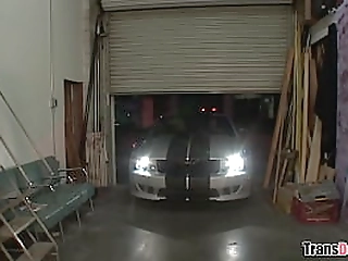 hot blonde date blows and fucks in the car