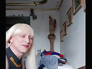 full movie of slim ladyboy in black panties gets her small cock sucked