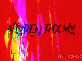 hot hardcore shemale in latex outsuit bangs a sexy girl in the basement