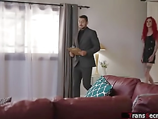 tgirl jenna gargles and wife fuck broker