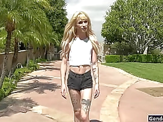 ts coed jenna gargles analed by teacher