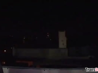 natural trans samantha riding that rock hard dick