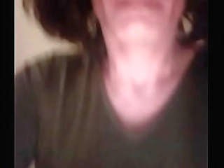 she strips and strokes