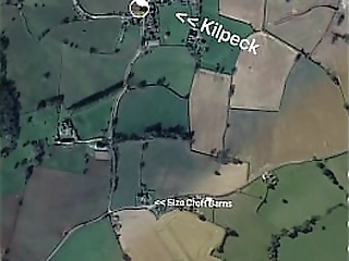 johanna clayton on location, at kilpeck - herefordshire - united kingdom