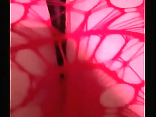 cute ebony shemale kamille strokes her hard bbc