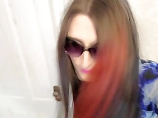 shemale gaping ass and cumming closeup