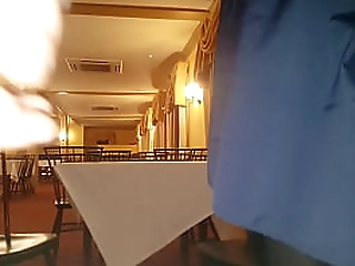 cd cumming on table at the wayside inn, sudbury, ma!