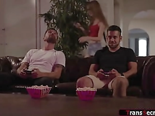 skinny tgirl crystal thayer anal reamed