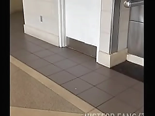 zaza zariaa sucks bbc in phl public airport bathroom