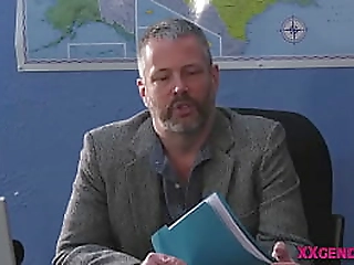 shemale babe enjoys threesome with sexy girl and a hunk