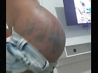 tranniesrus - explosive anal doggy style on hot tanned latina shemale