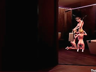 jean gets a black cock deep in his ass from grace