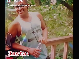 shemale uses flesh light to blow her load