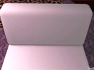 asian ladyboy nanny solo masturbation in the bathroom