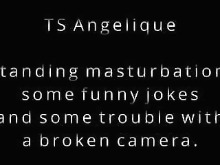 smalltits shemale cockriding in closeup