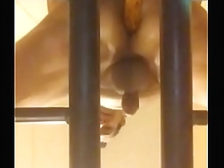 leejames rides and fucks solo anal