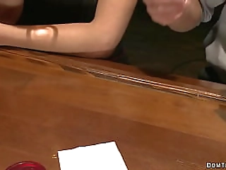 shemale sucks cock through glory hole