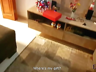 tasty black t-girl is jerking her shecock and fat white dick