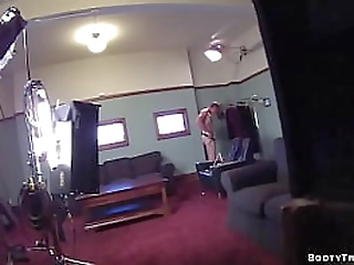 tattooed blonde shemale fucks man