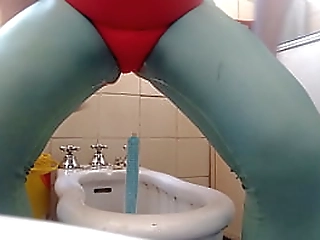 sexy big boobs big cock ebony shemale handjob