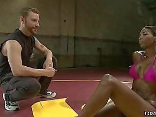 ebony shemale anal fists coach