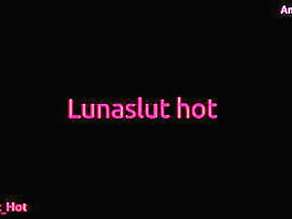 luna slut she is showering with her fist fucking dildo