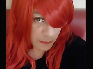 tranny karen fuck muscle stud on the red couch