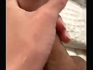 curvy latina shemale wanking off her hard shecock