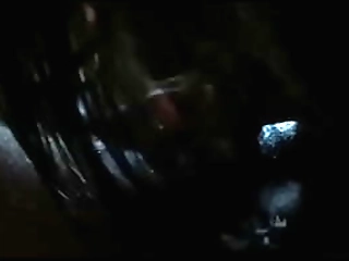 sexy tranny fucked in pantyhose on the stairs