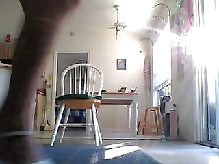 two shemale hotties take turns in cock sucking