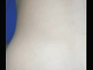 horny phat thick ass shemale masterbates while fucking her ass with a dildo