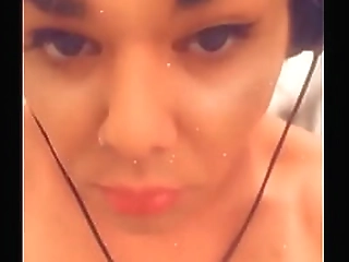 sakura giving herself pleasure by stroking that big dick