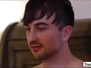 shemale pornstar sabrina surprises lover with her tranny dick