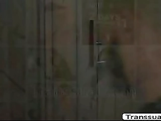 ts aubrey loves riding dudes black cock