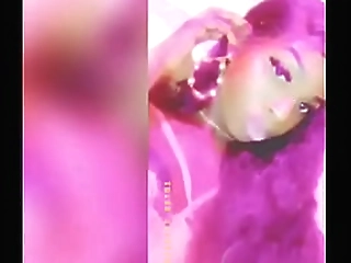 stunning shemale graziella fills her ass with huge dildo