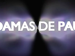 three white shemales with a black man