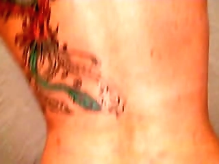 shemale nicole montero bonded and peeing over herself in a bathtub