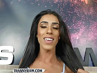 two amazing tranny babes sucking and fucking each other