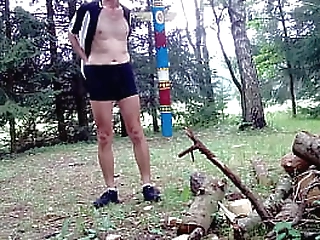 naked bike ride in public. naked duathlon in extreme weather