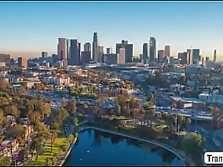 ts andrea tries sucking some guys dick