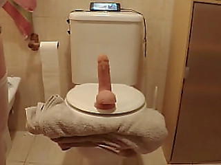 white lingerie dildo anal crossdresser